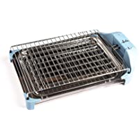 Jata BQ5101AM Electro-barbacoa- 2400 W- Acero Inoxidable- Azul